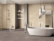 600x600mm Luksusowa łazienka Ceramiczna płytka Deep Maroon Trwała dekoracja prysznica