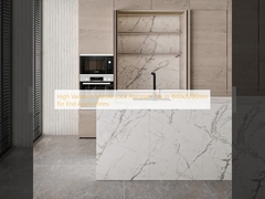 Płytki porcelanowe o wyglądzie marmuru z dużą zmiennością w rozmiarze 1600x3200mm do zastosowań końcowych