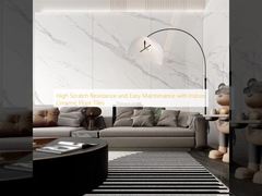 Wysoka odporność na zadrapania i łatwa konserwacja z ceramicznymi płytkami podłogowymi w pomieszczeniach