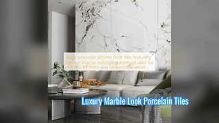 Płytki porcelanowe w kolorze beżowego marmuru do nowoczesnych kuchni
