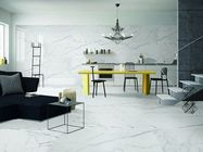 Carrara Super White Marble Porcelain Tile Grubość 12 Mm Odporna na kwasy