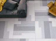 Płytka ceramiczna Inkjet Glaze Carpet 600x600 Mm odporna na zużycie w kolorze jasnoszarym