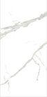 Marmurowa płytka porcelanowa Calacatta polerowana glazura 1200x2400 Biała marmurowa płytka wewnętrzna