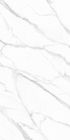 Dobry salon Carrara Biały polerowany marmur Wysokiej jakości ceramiczne płytki podłogowe z połyskiem Płytki marmurowe 160 * 320 cm