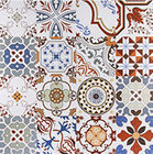 Mix kolorów dekoracji ścian 600x600 Płytki podłogowe z płytek ceramicznych