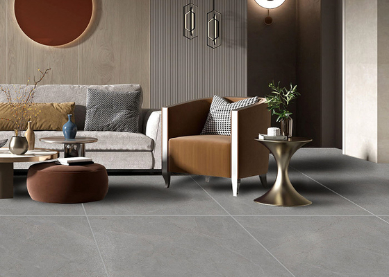 Wyrafinowanie wysoka trwałość Porcelan Cement Look Tile In Matt White