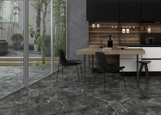 Wchłanianie wody 0,5 % Głęboko szare płytki porcelanowe w pomieszczeniach
