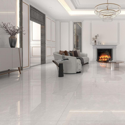 Płytki porcelanowe o szarym wzorze 10 mm odporne na plamy do salonu / więcej 750 * 1500 mm