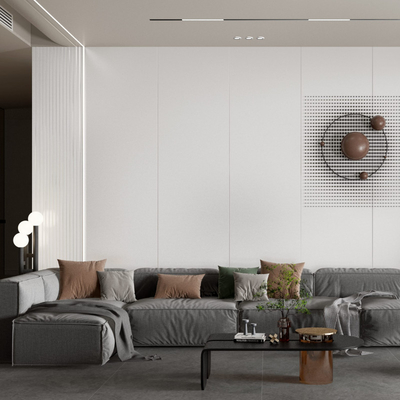 Białe płytki porcelanowe z trzema wzorami i niską absorpcją wody