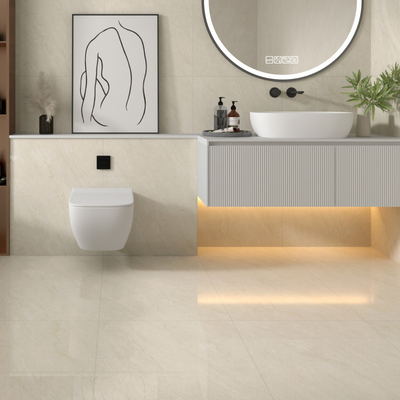 Wypolerowane białe płytki porcelanowe w pomieszczeniach z wypolerowanym wykończeniem i 4 wzorami