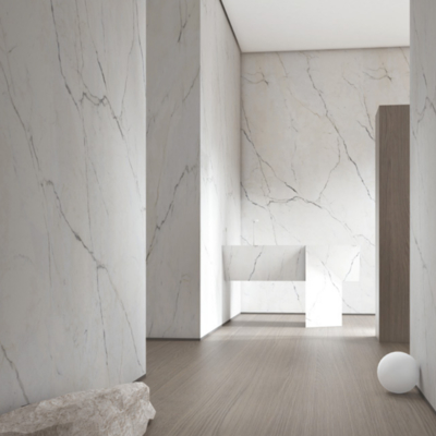 Płytki porcelanowe wewnętrzne o wysokiej odporności chemicznej w polerowanym białym kolorze