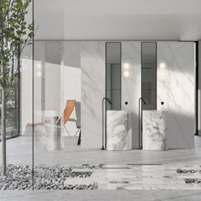 Wysoka odporność na poślizg Cement Porcelanowy Look Tile dla Cement Backer Board Substrates