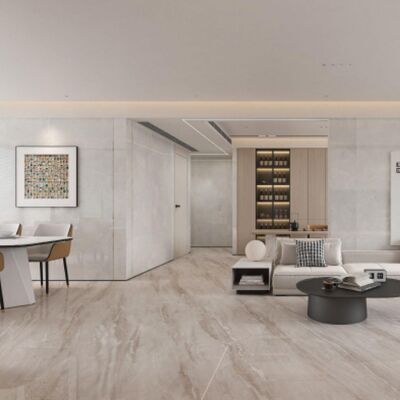 Nowoczesne płytki porcelanowe o wymiarach 750x1500 mm z marmurowym designem mieszanki cementu w wielu kolorach