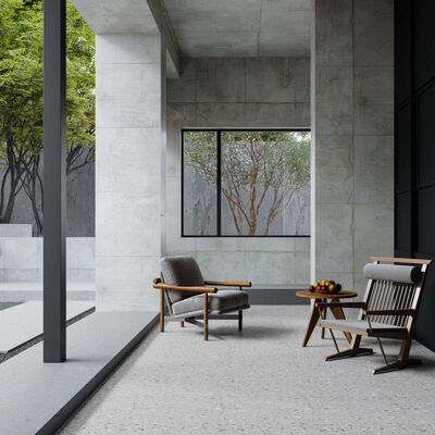 Polerowana powierzchnia płytki porcelanowej Gładka tekstura oferująca wyjątkową wytrzymałość i gładkie wykończenie dla podłóg