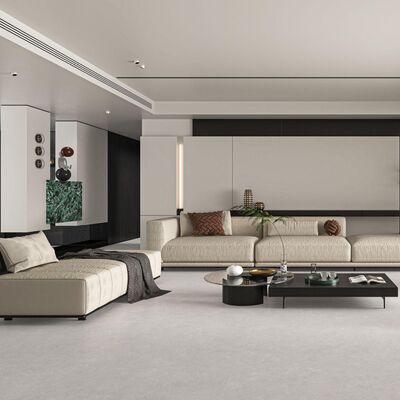 Moderne płytki porcelanowe z wyprostowanym krawędziem Gładka powierzchnia Wysoka odporność na plamy Uniwersalny projekt do użytku komercyjnego i mieszkalnego