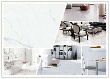 Trwała porcelanowa płytka o wyglądzie marmuru, polerowana porcelanowa płytka podłogowa