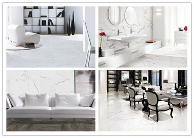 Przeszklona cyfrowa polerowana porcelanowa płytka ścienna Carrara Super White Color Mrozoodporna