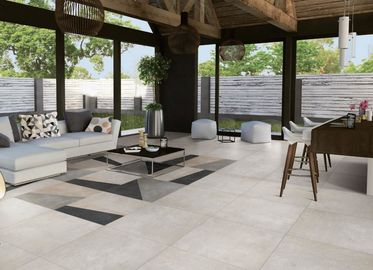 Rustykalny salon Antypoślizgowa nowoczesna płytka porcelanowa 300X300 Mm 600x600 Mm Rozmiar Płytki w kolorze białym