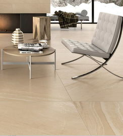 Beżowa porcelana kamionkowa / salon ceramiczne matowe beżowe płytki ścienne Rozmiary 600 * 600