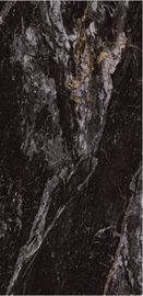 Foshan Large Polished Black Marblelook Porcelain Tile Slim Slab Thin Porcelain Tiles