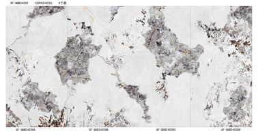 Wielkoformatowa polerowana przeszklona kuchnia Białe ceramiczne płytki ścienne 1200x2400 Mm marmurowa płytka porcelanowa