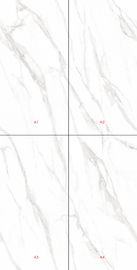 Duża biała marmurowa granica 900x1800 porcelanowe płytki ścienne