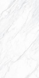 Marmurowy wygląd Calacatta biały wewnątrz płytek porcelanowych na zewnątrz