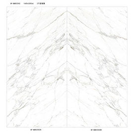 Włoska podłoga Carrara Full Body Białe marmurowe płytki Striation Wygląd marmuru Wykończenie płytek porcelanowych 160 * 320 cm