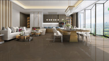 Fabryka w Chinach Duże matowe wykończenie Dack Brown 1200x2400mm Silm Slab Płytki porcelanowe