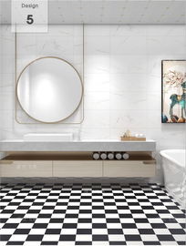 Matowy ceramiczny kwiat antypoślizgowy 12'X12' Salon porcelanowa płytka podłogowa