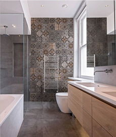 Europejska malowana matowa powierzchnia 300 * 300 mm wewnętrzne płytki porcelanowe