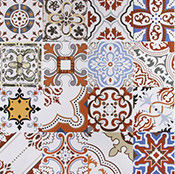 Mix kolorów dekoracji ścian 600x600 Płytki podłogowe z płytek ceramicznych