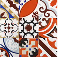 Home Kolorowe glazurowane płytki podłogowe z porcelany 600x600