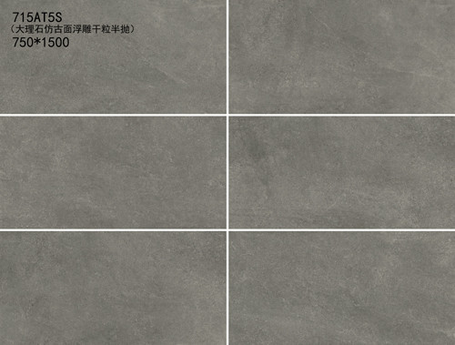 Odporne na kwas płytki porcelanowe wewnętrzne Ciemnoszary kolor 750 * 1500 mm Rozmiar do łazienki